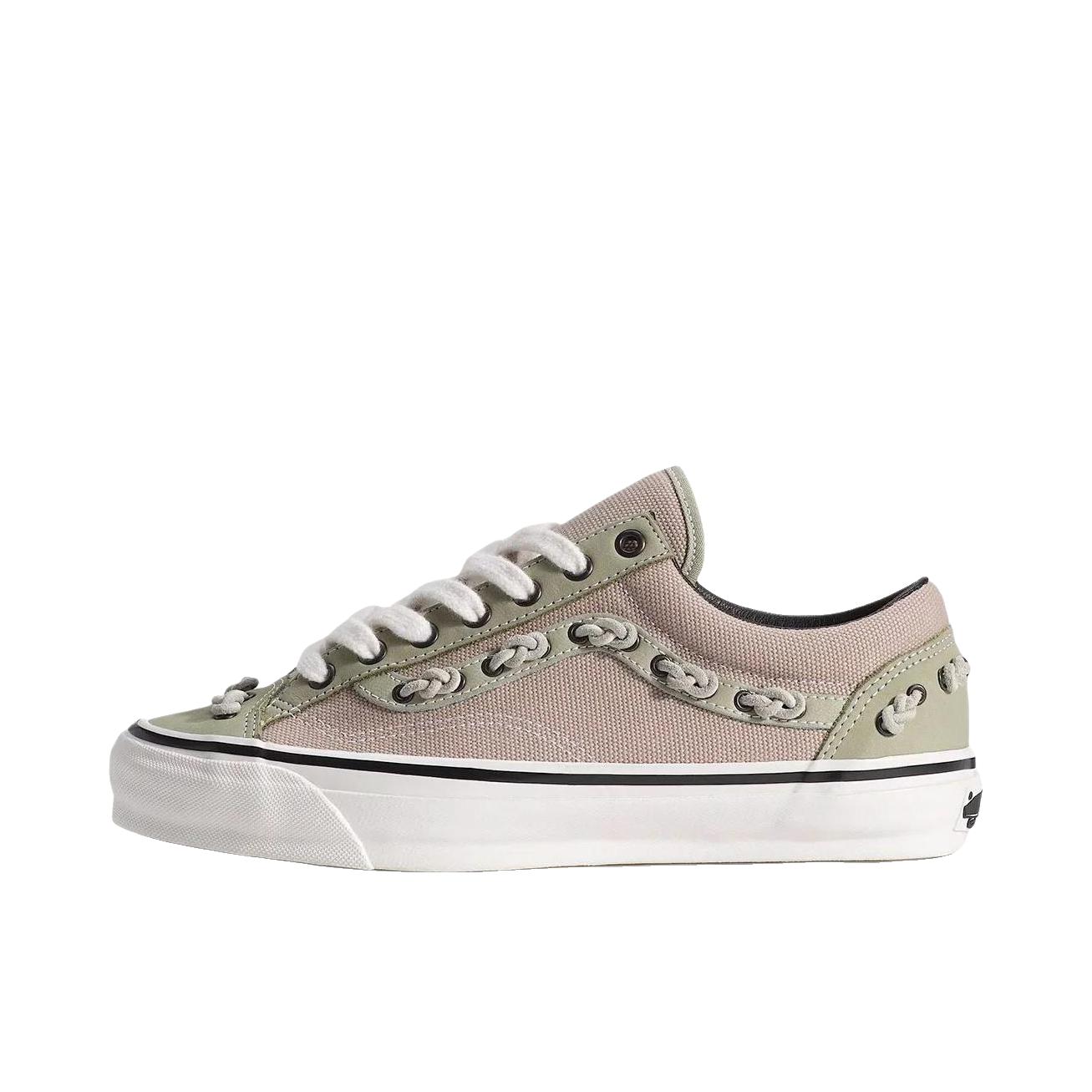 推荐商品：Vans/范斯 Old Skool 滑板鞋 板鞋 轻便防滑复古舒适经典 棕褐色/白色