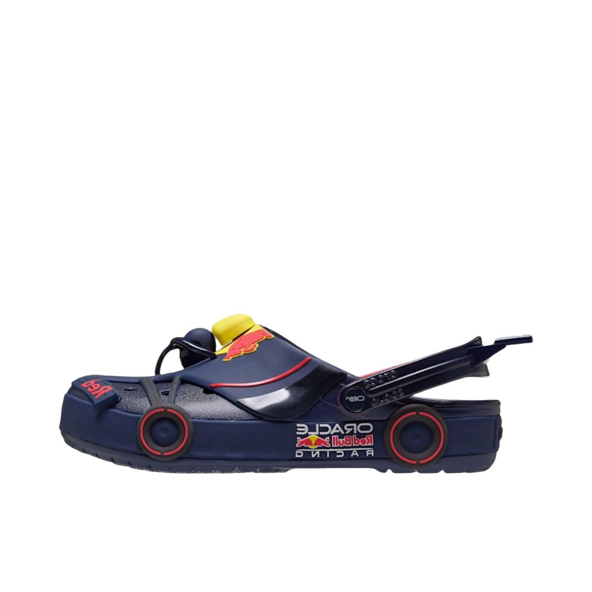 推荐商品：Crocs/卡骆驰 Crocband Clog 卡骆班 防滑耐磨 圆头 轻便透气 包头沙滩 一脚蹬 户外 拖鞋 洞洞鞋 穿孔 凉鞋 Red Bull Racing联名/蓝色
