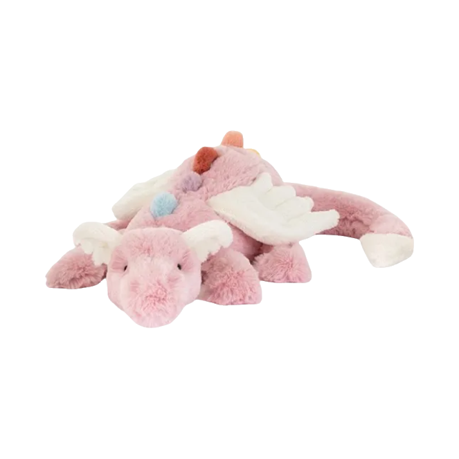 JELLYCAT 神话动物系列 Sky Dragon天空龙玩偶 毛绒玩具 粉色