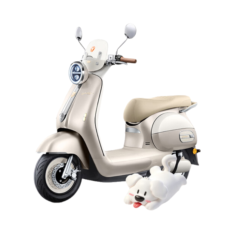 推荐商品：【门店自提】雅迪 摩登光芒二代 60-M YD600DQT-68A 2026款 智能 宠物互动 自定义音效 陡坡缓降 电动轻便摩托车