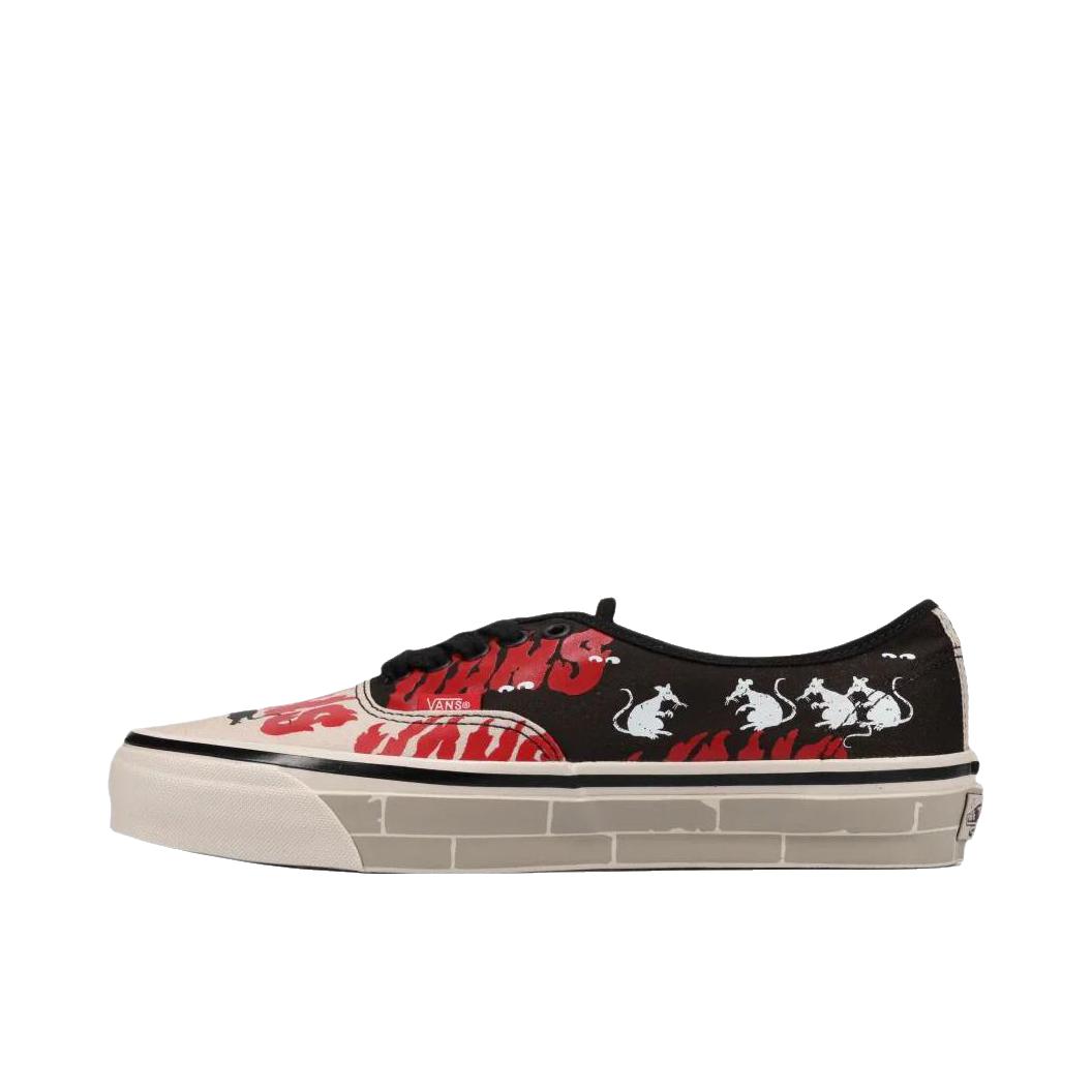 推荐商品：Vans/范斯 Authentic Reissue 44 系带 防滑耐磨 舒适透气 平底 帆布鞋 黑色/米色