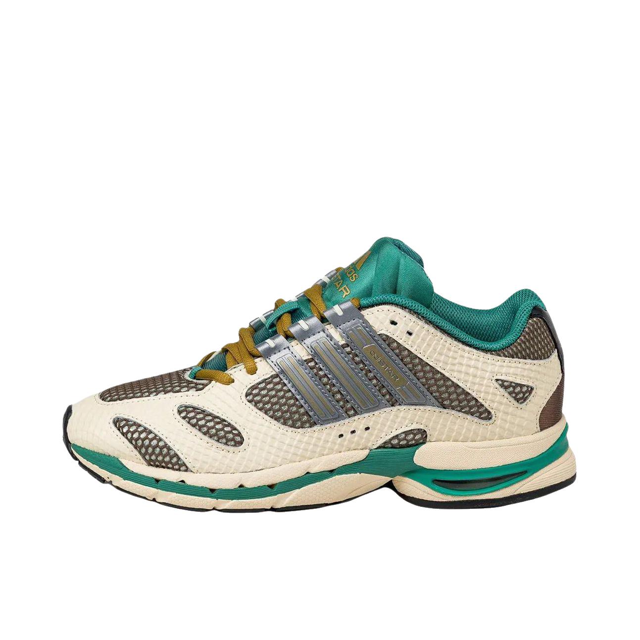 推荐商品：adidas adistar mld 跑鞋 透气支撑厚底系带 米色/棕色/绿色