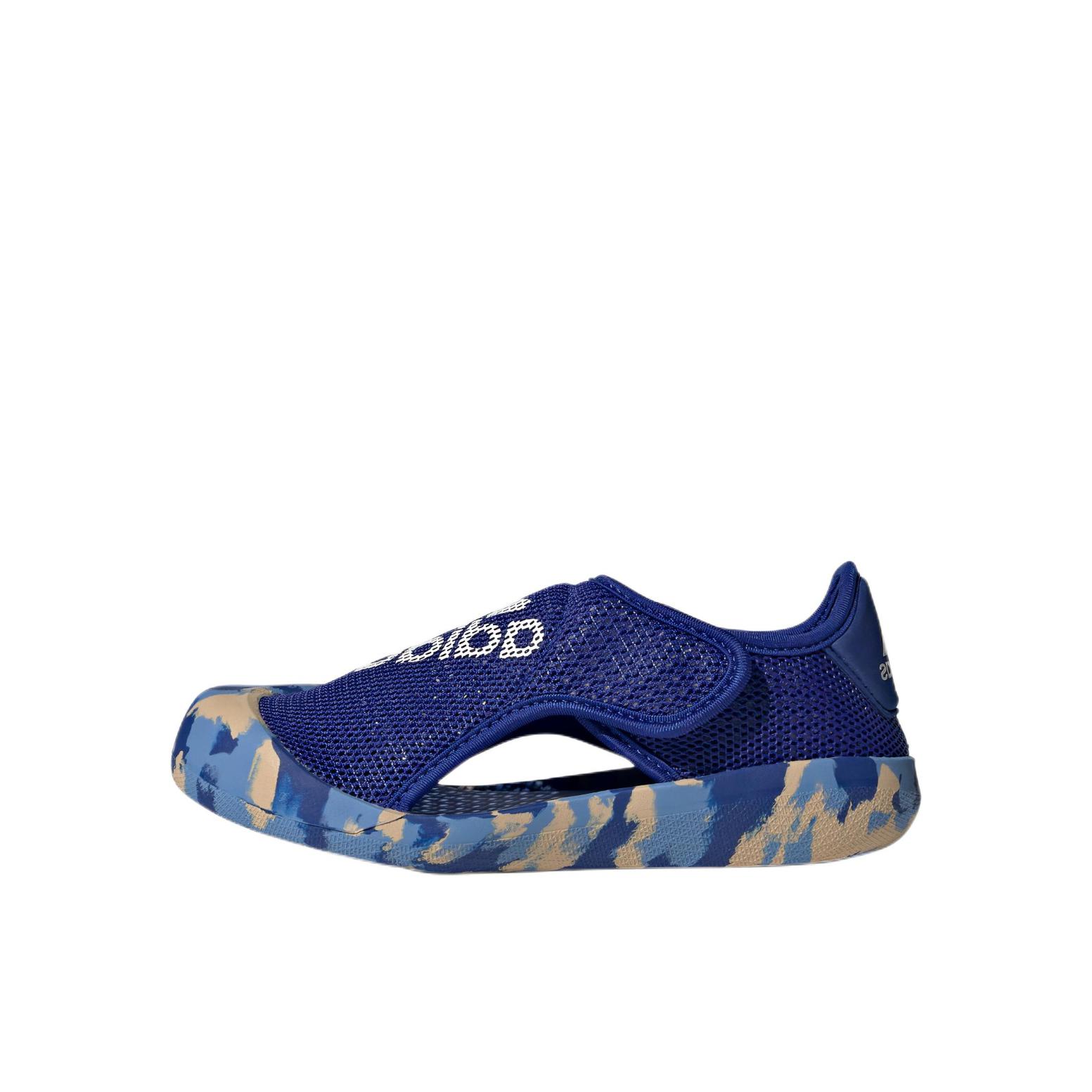 推荐商品：adidas Altaventure 2.0 小浮艇 凉鞋儿童 防滑耐磨减震软底舒适轻便包头魔术贴轻运动玩水 小童/迷彩/蓝色