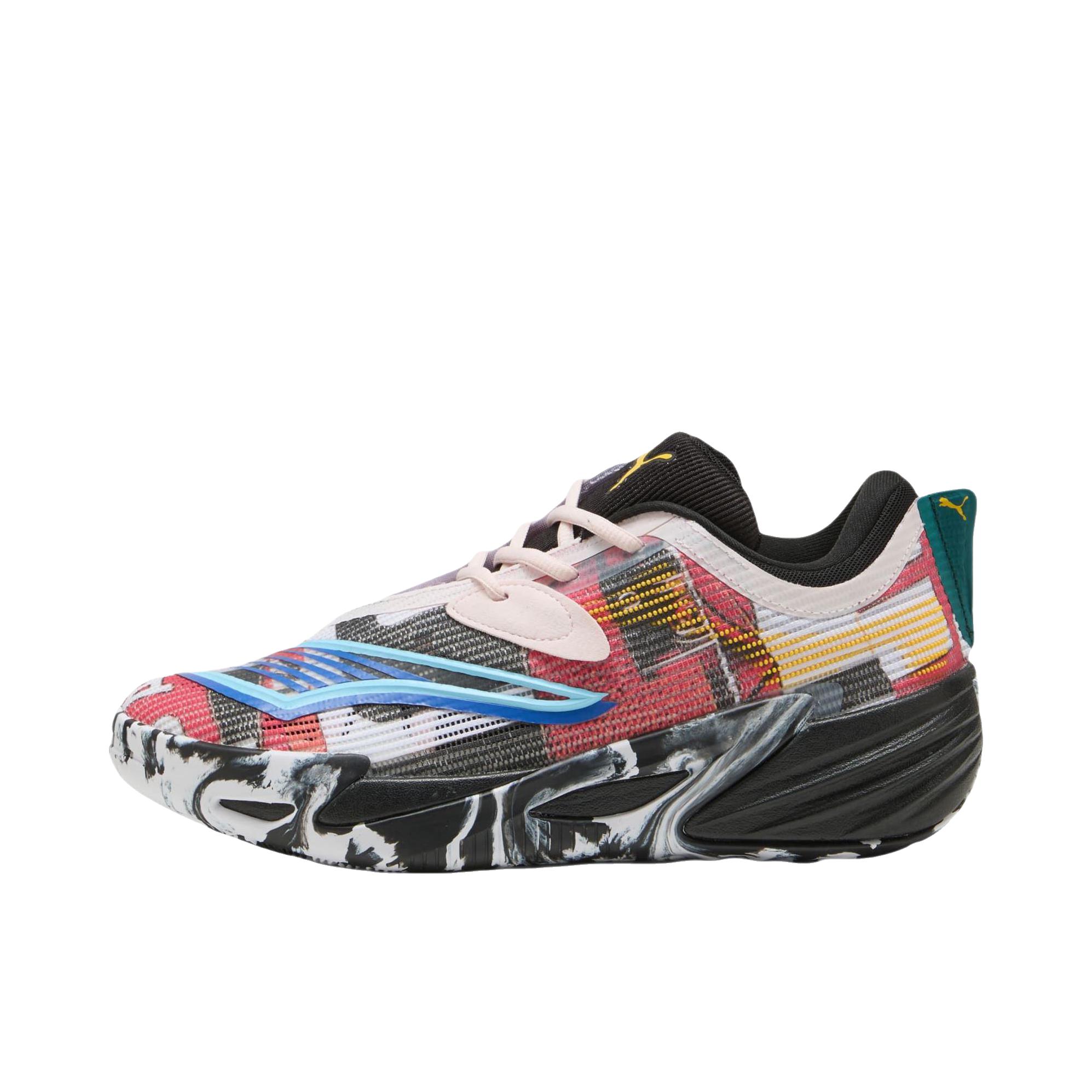 推荐商品：Puma/彪马 ALL PRO NITRO 2 篮球鞋 抗扭轻量百搭耐磨低帮系带 黑色/红色 