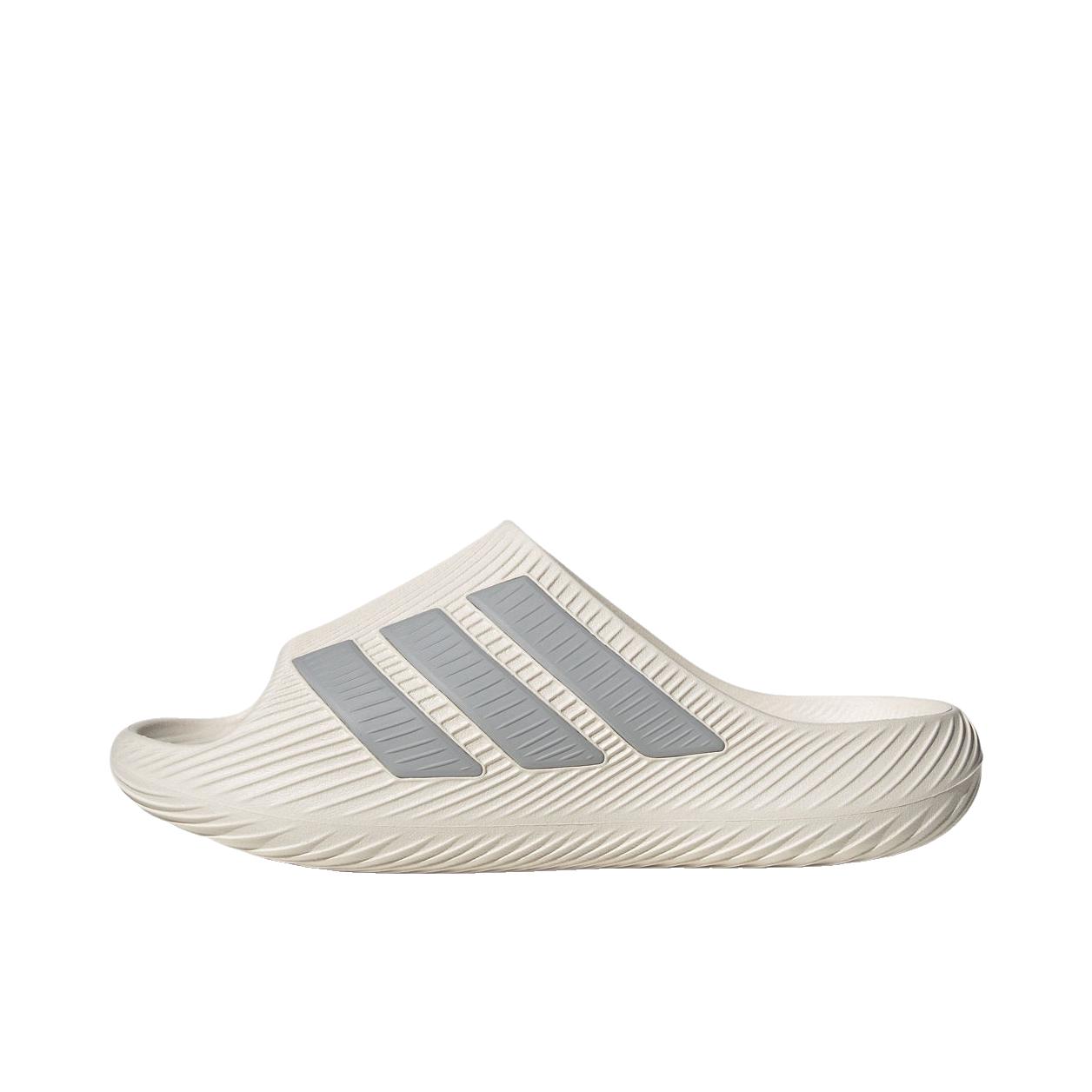 推荐商品：adidas Purechill Slide 拖鞋 舒适防滑日常 汉玉白/浅灰色