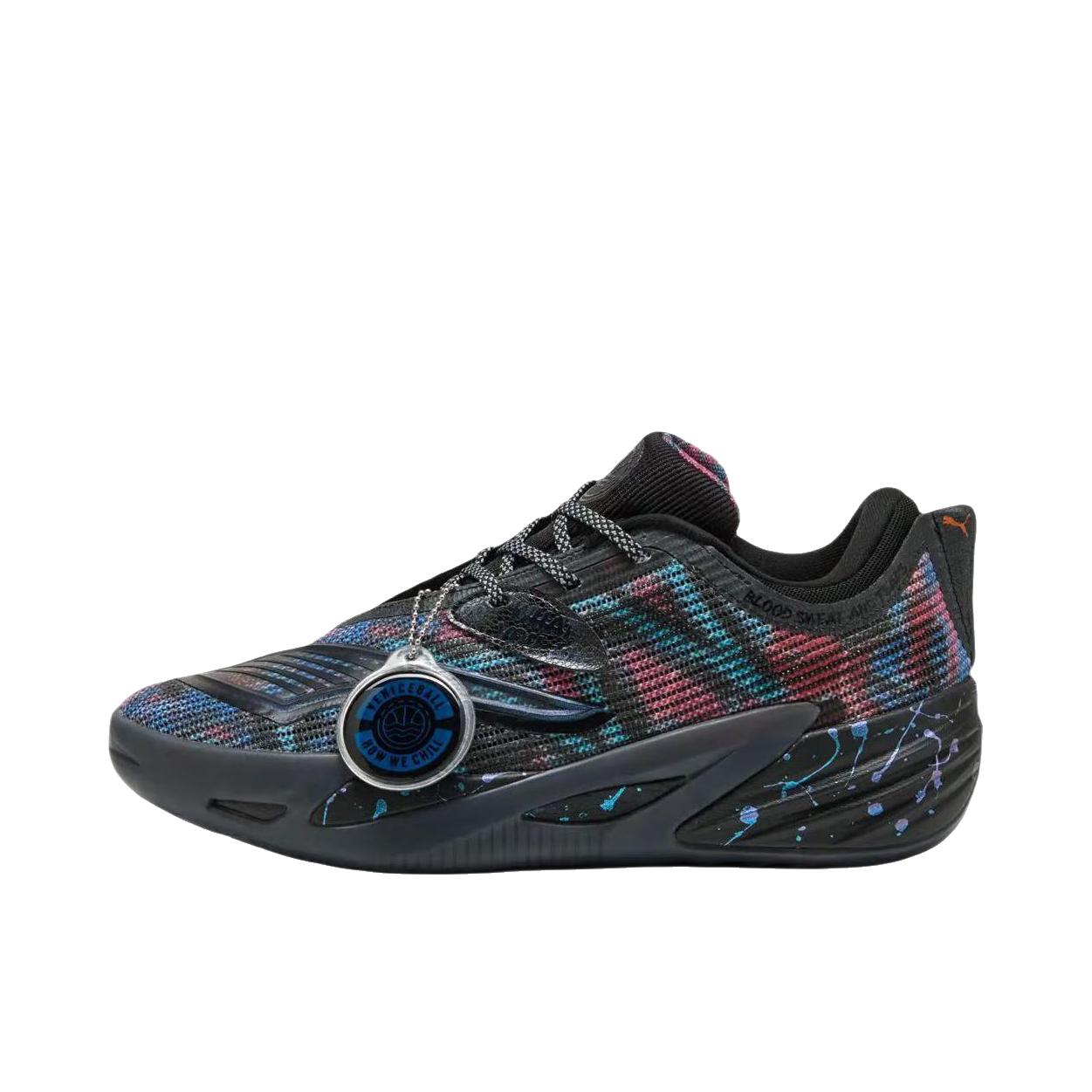 推荐商品：Puma/彪马 ALL PRO NITRO 2 篮球鞋 抗扭轻量百搭耐磨低帮系带 Veniceball联名/黑色