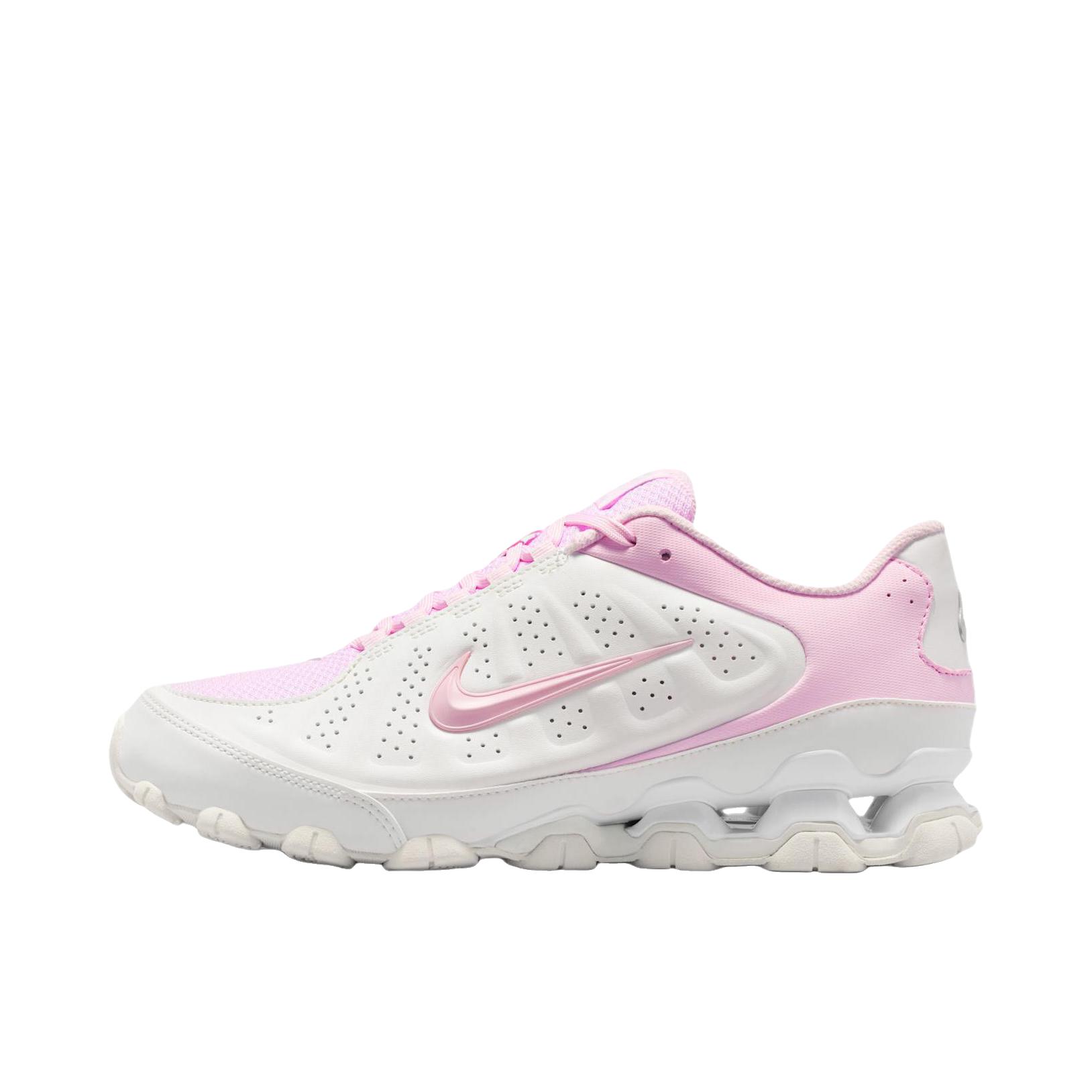 推荐商品：Nike Reax 8 TR 跑鞋 减震防滑耐磨训练抓地回弹贴合圆头 女款/白色/粉色