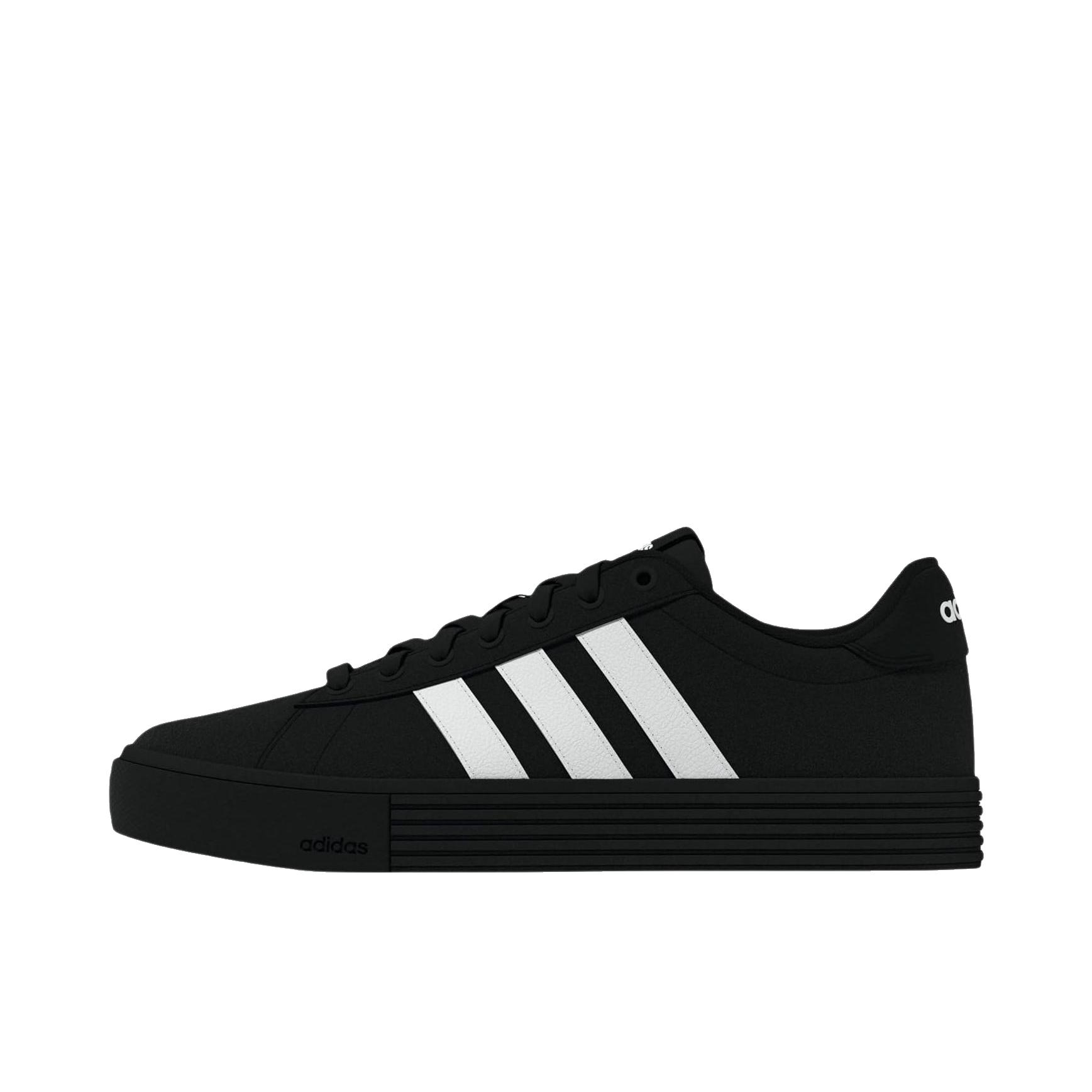 推荐商品：adidas neo Daily 4.0 板鞋 轻便舒适防滑耐磨复古百搭合成革轻运动 碳黑色/白色