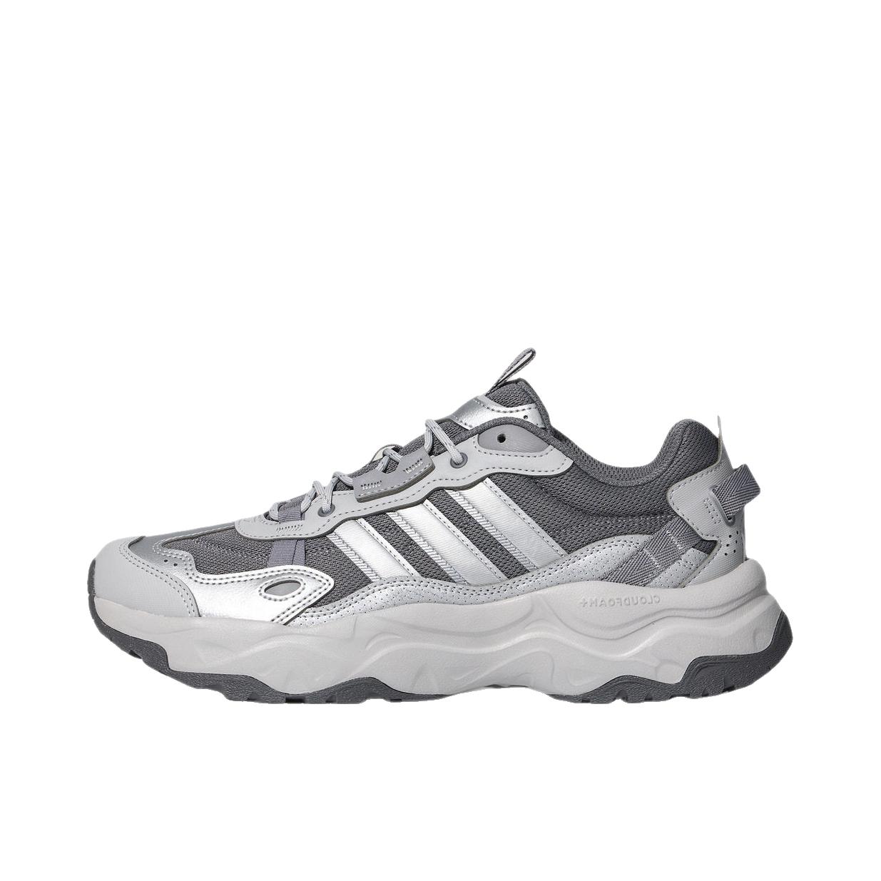 推荐商品：adidas OAK TRAIL 老爹鞋 休闲运动透气 灰色/金属银/浅灰色