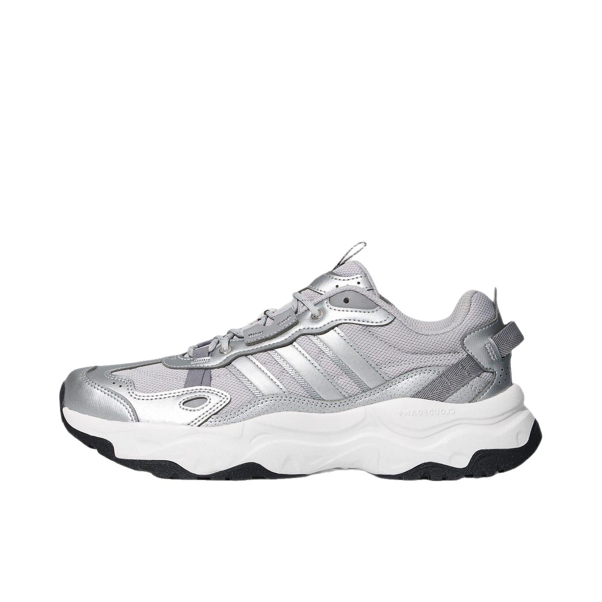 推荐商品：adidas OAK TRAIL 老爹鞋 休闲运动透气 灰色/金属银