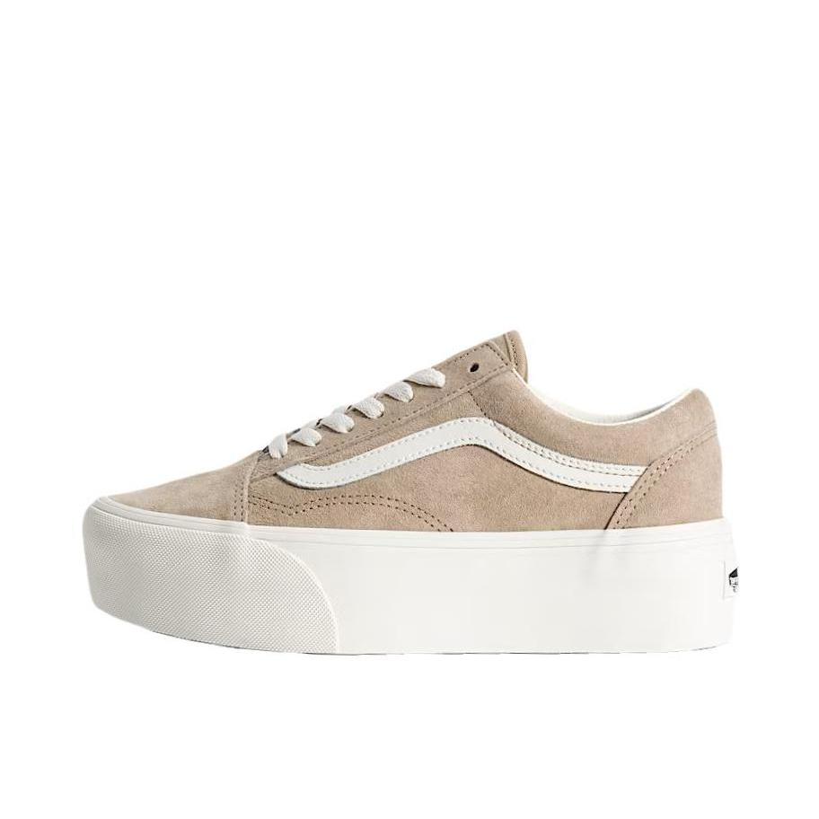 推荐商品：Vans/范斯 Old Skool Stackform 板鞋 防滑耐磨轻便厚底时尚百搭 熏香色