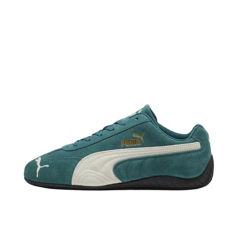 推荐商品：Puma/彪马 Speedcat OG 赛车鞋 德训鞋 训练鞋 T头薄底复古防滑耐磨贴合赛车风流光风 翡翠绿