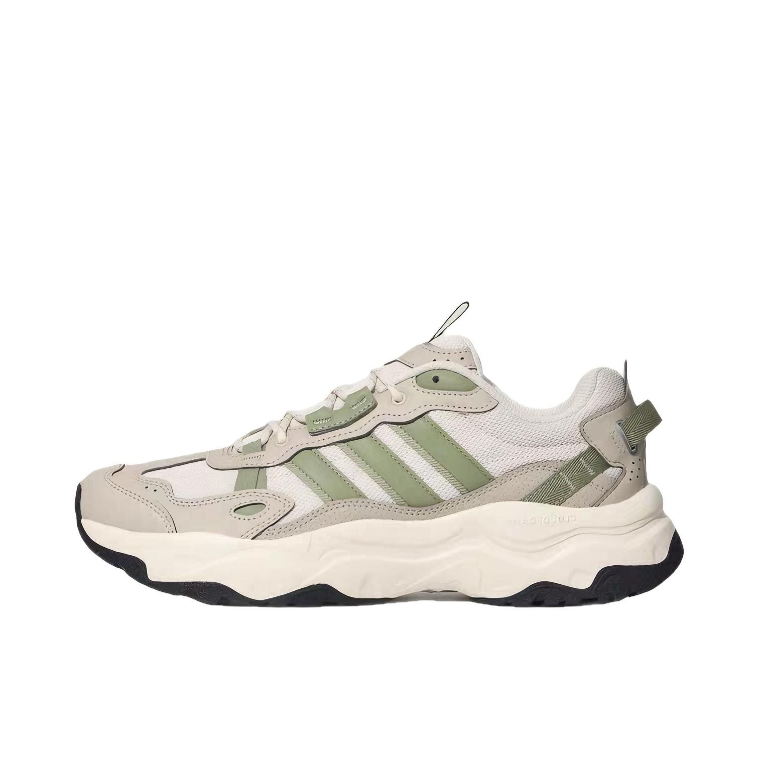 推荐商品：adidas OAK TRAIL 老爹鞋 休闲运动透气 奇妙白/帐篷绿/奇迹棕