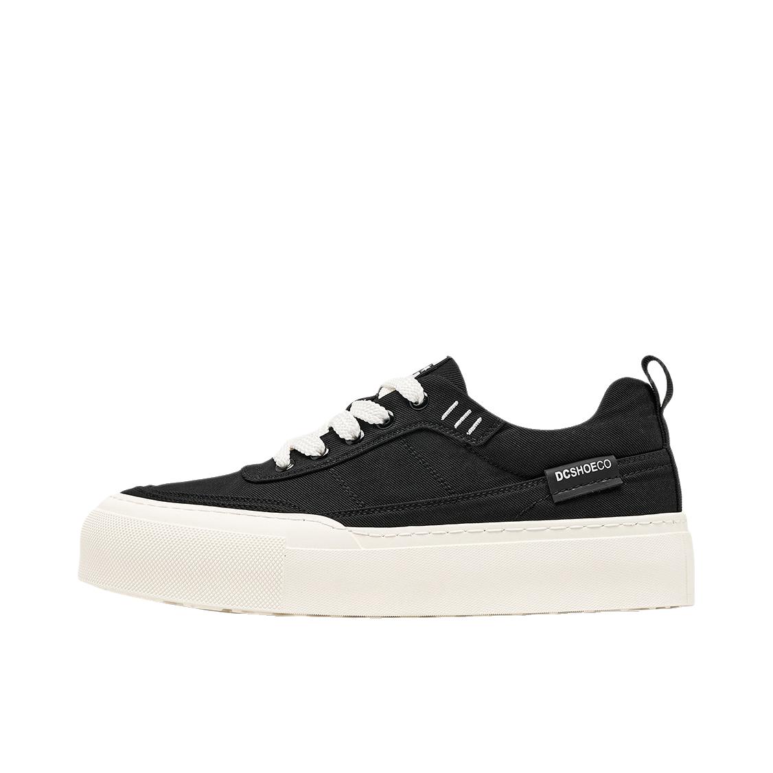 推荐商品：DC Shoes 板鞋 工装厚底透气薄款 861SHE438M 黑色