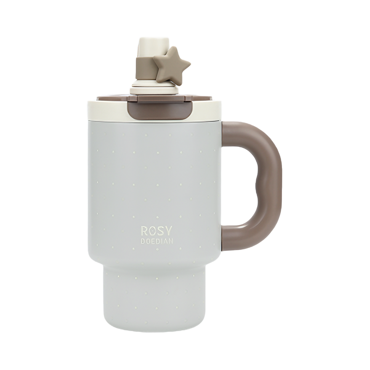 推荐商品：rosydoedian 700ml 双饮式 不锈钢 多喝热水778保温杯 便携大容量可爱