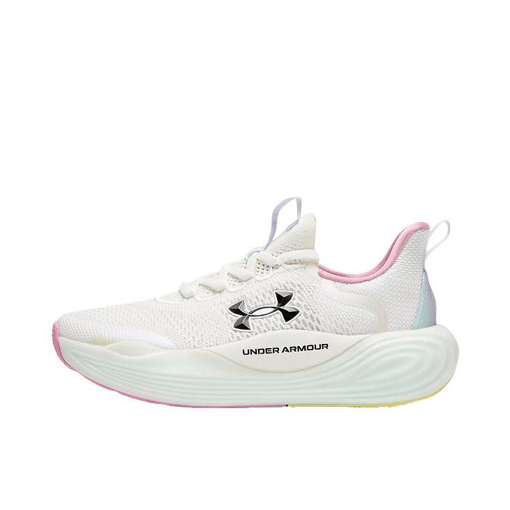推荐商品：Under Armour/安德玛 跑步系列 运动鞋儿童 轻便减震耐磨回弹 大童/白色