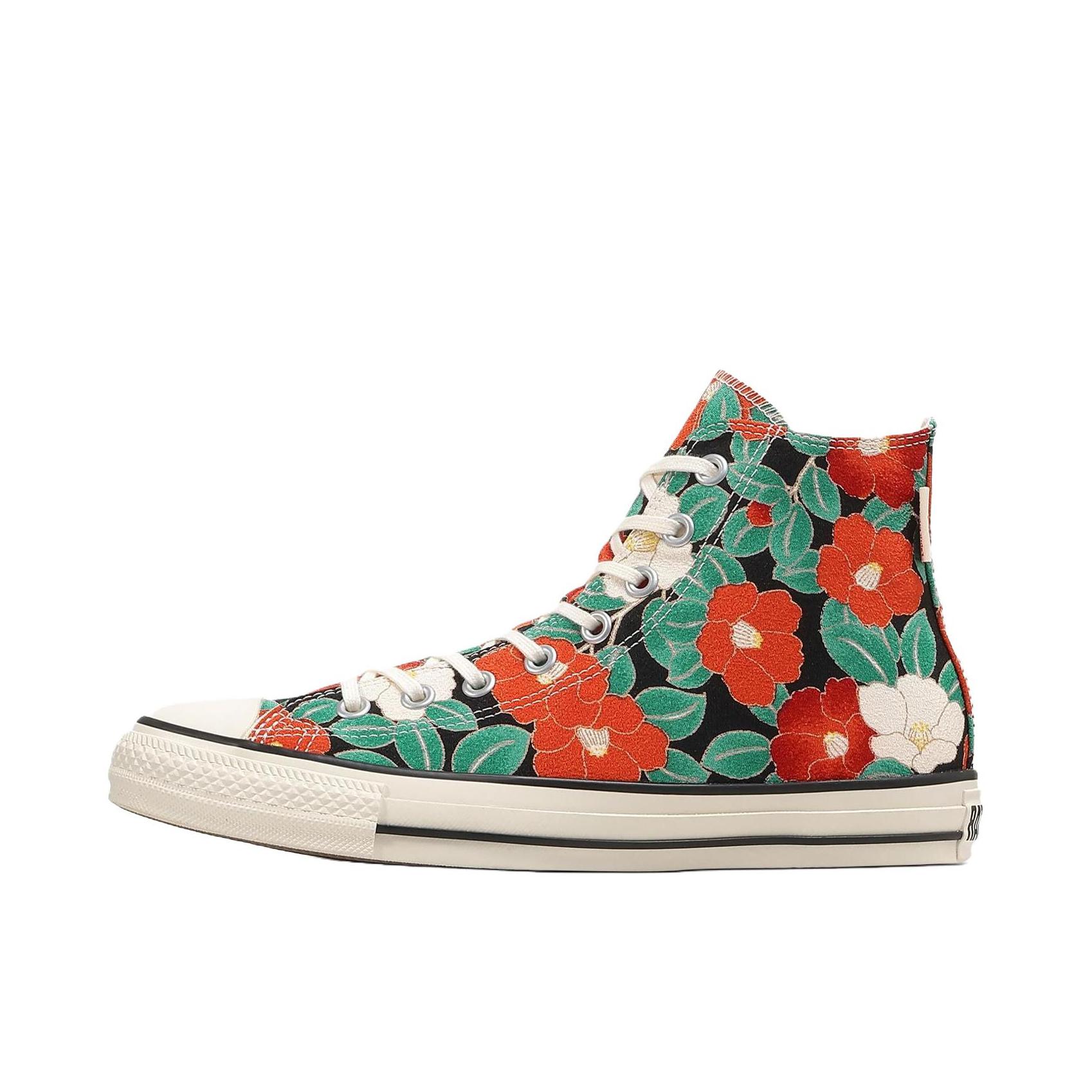 推荐商品：Converse/匡威 All Star WF 帆布鞋 高帮平跟系带圆头 Ichibuya All Star WF联名/黑色/红色