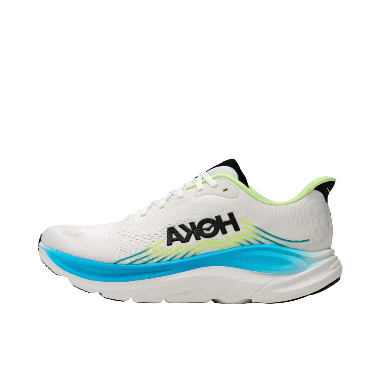 推荐商品：HOKA ONE ONE CLIFTON 11 跑鞋 舒适简约透气耐磨 宽版/晨霜白/黑色