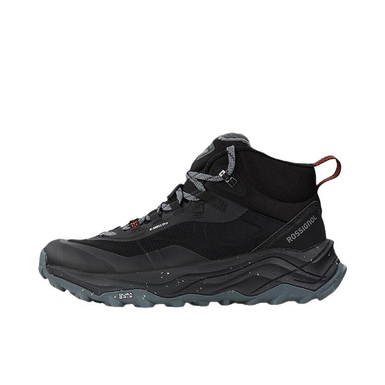 推荐商品：Rossignol/金鸡 登山鞋 中帮缓震耐磨防滑 RNOMC30 黑色