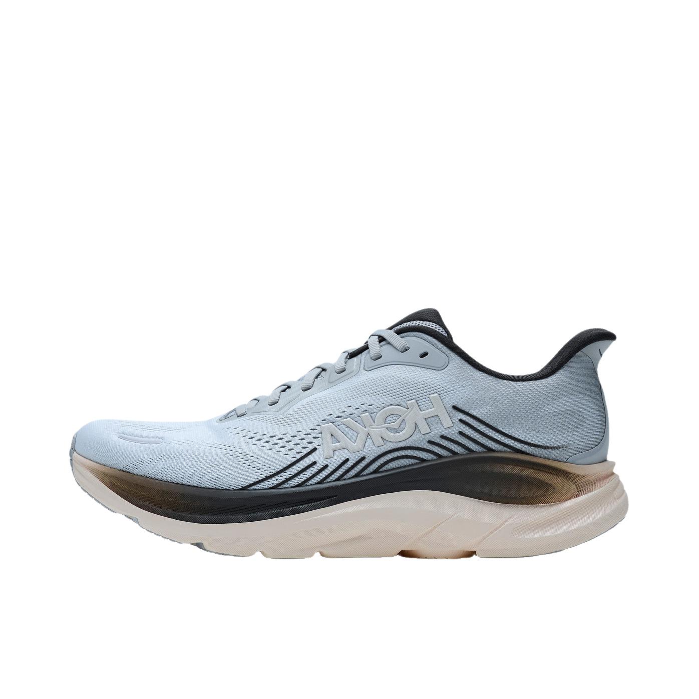 推荐商品：HOKA ONE ONE CLIFTON 11 跑鞋 舒适简约透气耐磨 星尘灰/雅石白