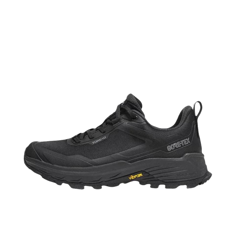 推荐商品：探路者 GORE-TEX 徒步鞋 户外鞋 防水透气防滑耐磨 黑色