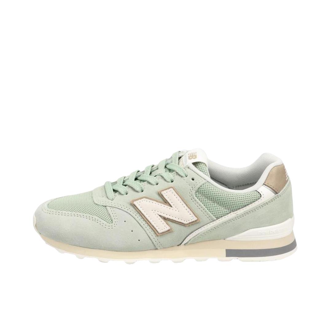 推荐商品：New Balance WL996T 运动休闲鞋 百搭系带圆头厚底 女款/绿色