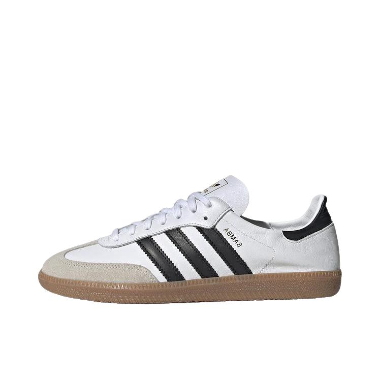 推荐商品：adidas Originals Samba OG T头鞋 板鞋 经典复古舒适百搭耐磨合成革圆头薄底贴合 灰色/黑色/白色