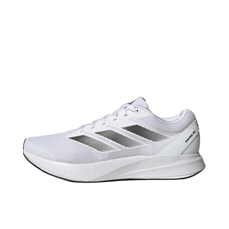 推荐商品：adidas Duramo Rc 跑鞋 织物轻盈减震防滑耐磨网布透气支撑 白色