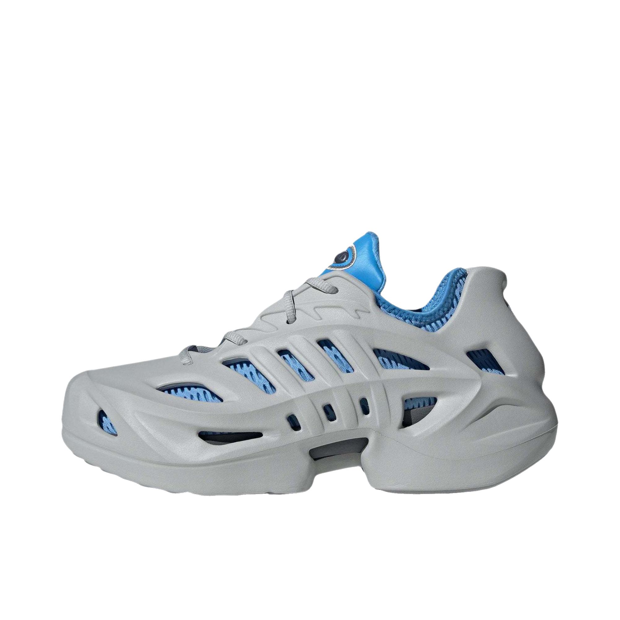 推荐商品：adidas Adifom Climacool 运动休闲鞋 袜子鞋 防滑耐磨舒适透气 织物百搭时尚机甲感 灰色/蓝色