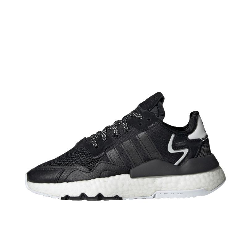 推荐商品：adidas Originals Nite Jogger BOOST 透气 防滑 支撑 中底 复古 运动休闲鞋 Core Black/Grey/Ftwr Whtie 黑色/灰色/白色