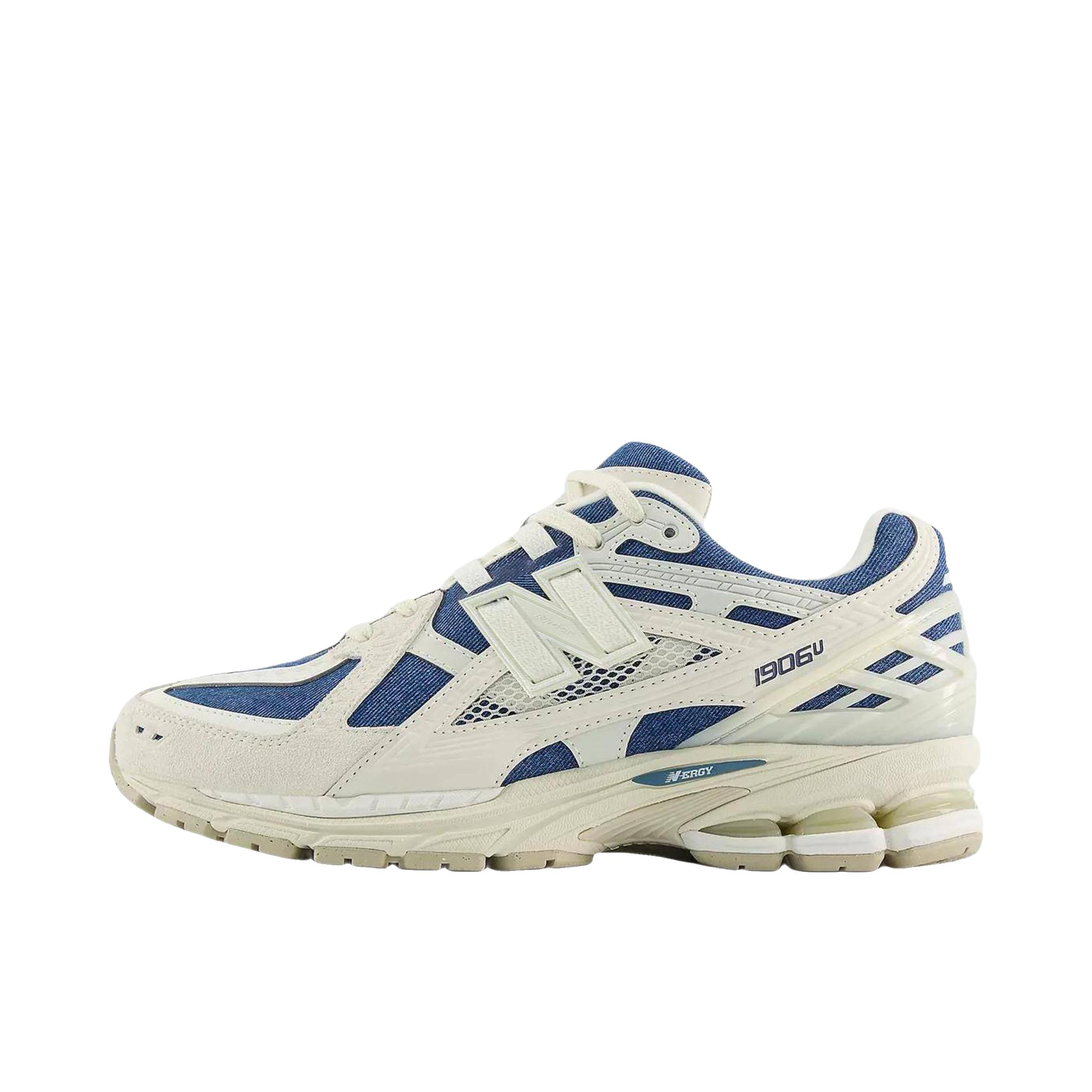 推荐商品：New Balance 1906R 跑鞋 网面透气防滑耐磨轻便复古防水运动贴合 D宽/蓝色/纯白色