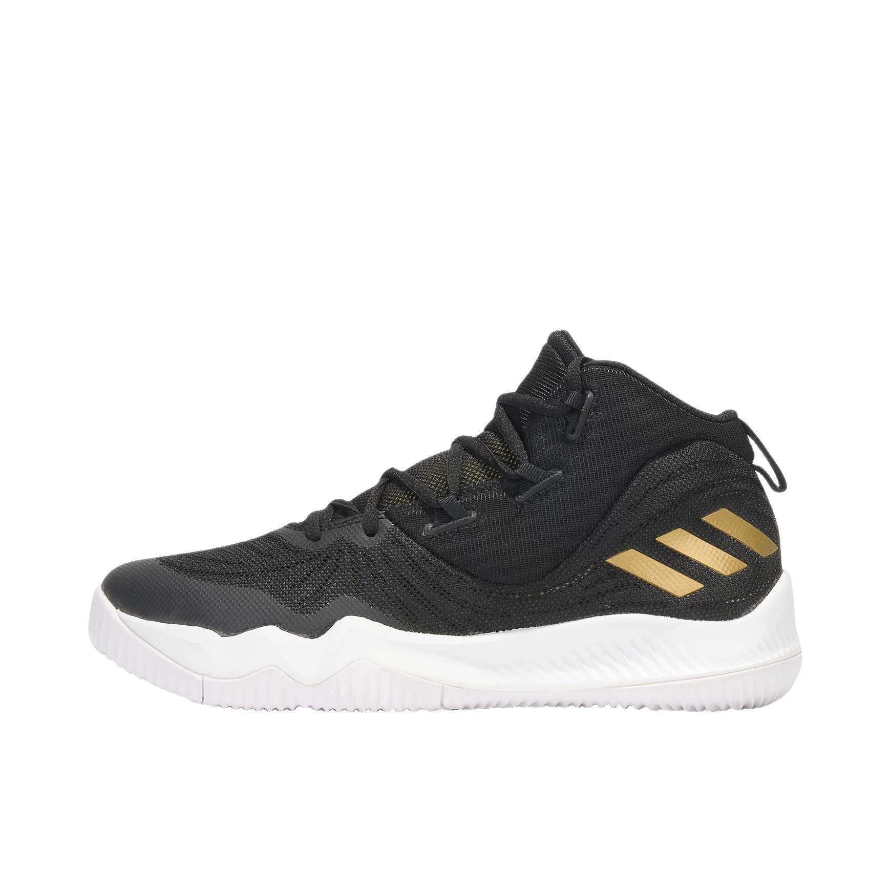 推荐商品：adidas D Rose Dominate III 篮球鞋 防滑耐磨实战 Black Gold/White 黑色