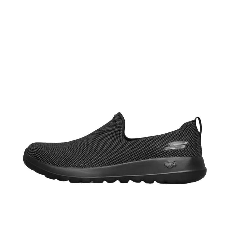 推荐商品：Skechers/斯凯奇 Go Walk Max 防滑耐磨 网面透气 舒适轻便 缓震软底 简约百搭 复古 运动休闲鞋 Black 全黑