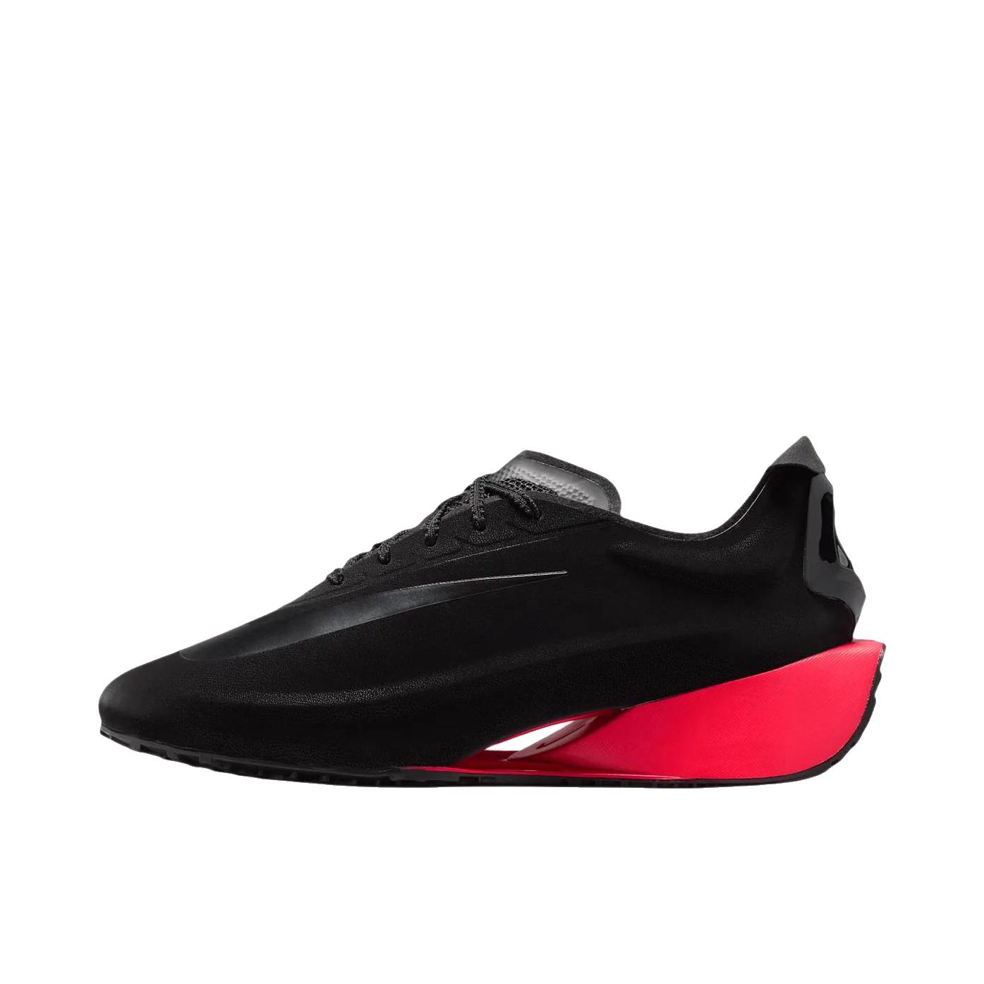 推荐商品：Nike First Sight Noir 跑鞋 系带圆头厚底 黑色/红色 
