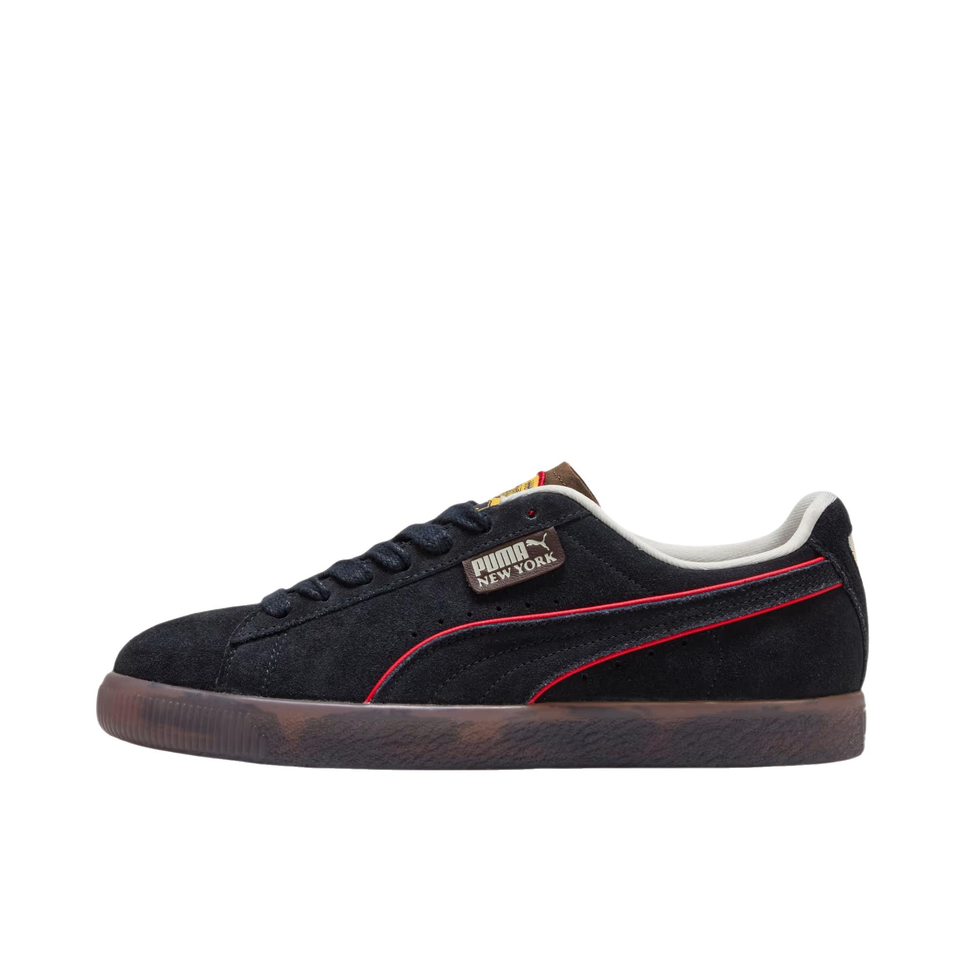 推荐商品：Puma/彪马 Clyde 板鞋 牛皮织物圆头系带 新海军蓝/巧克力棕/磨砂象牙色
