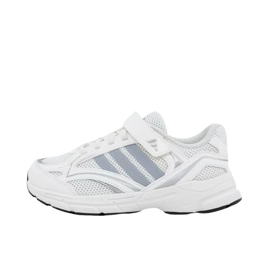 推荐商品：adidas 运动休闲鞋 圆头防滑耐磨舒适 大童/核心白/银色/金属漆/光环银