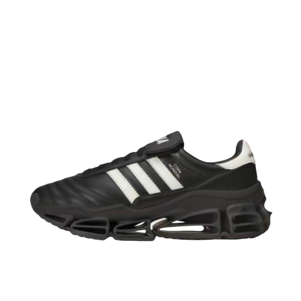 推荐商品：adidas MEGARIDE 跑鞋 圆头厚底系带 Willy Chavarria联名/黑色