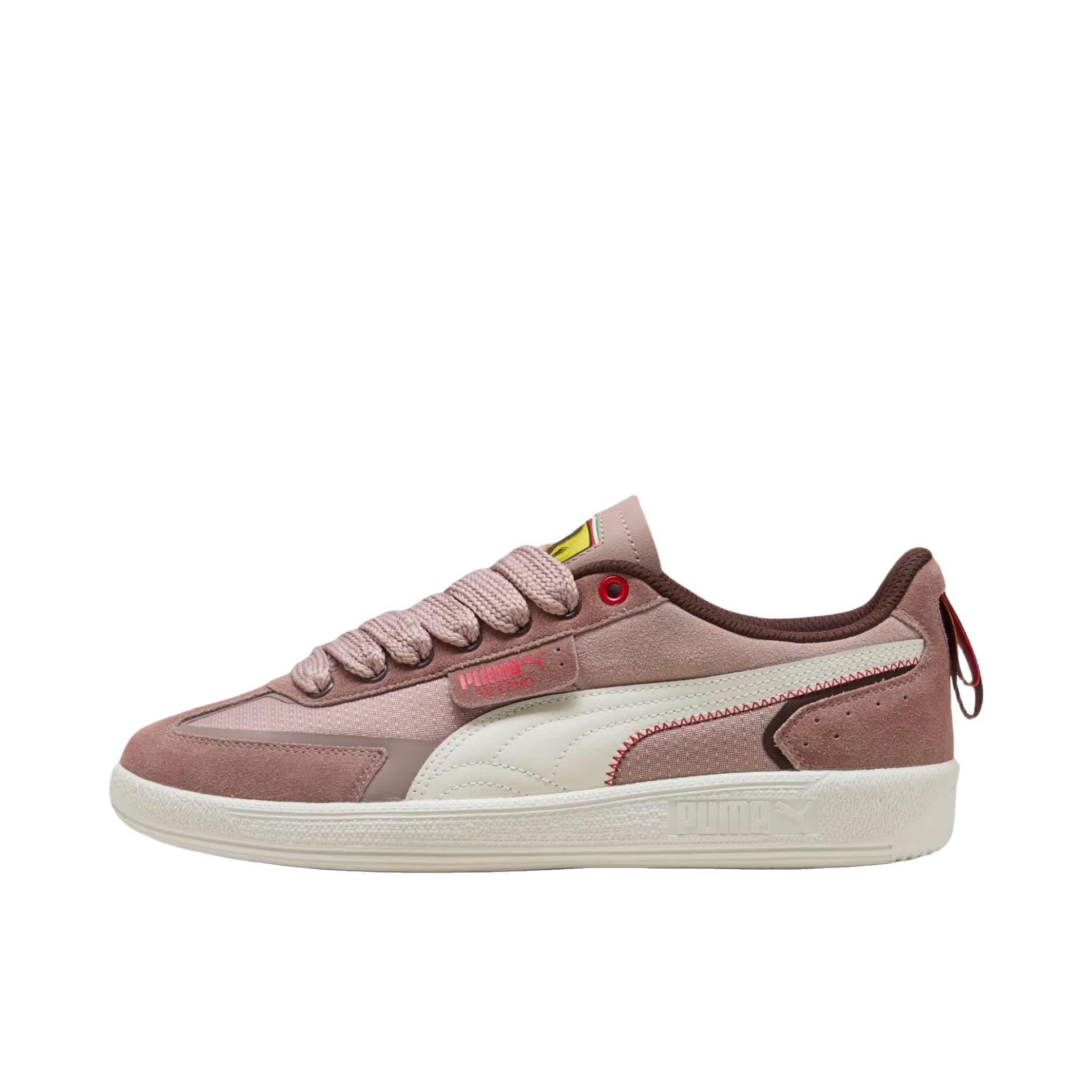 推荐商品：Puma/彪马 赛车系列 板鞋 平跟圆头橡胶系带 SCUDERIA FERRARI联名/粉色