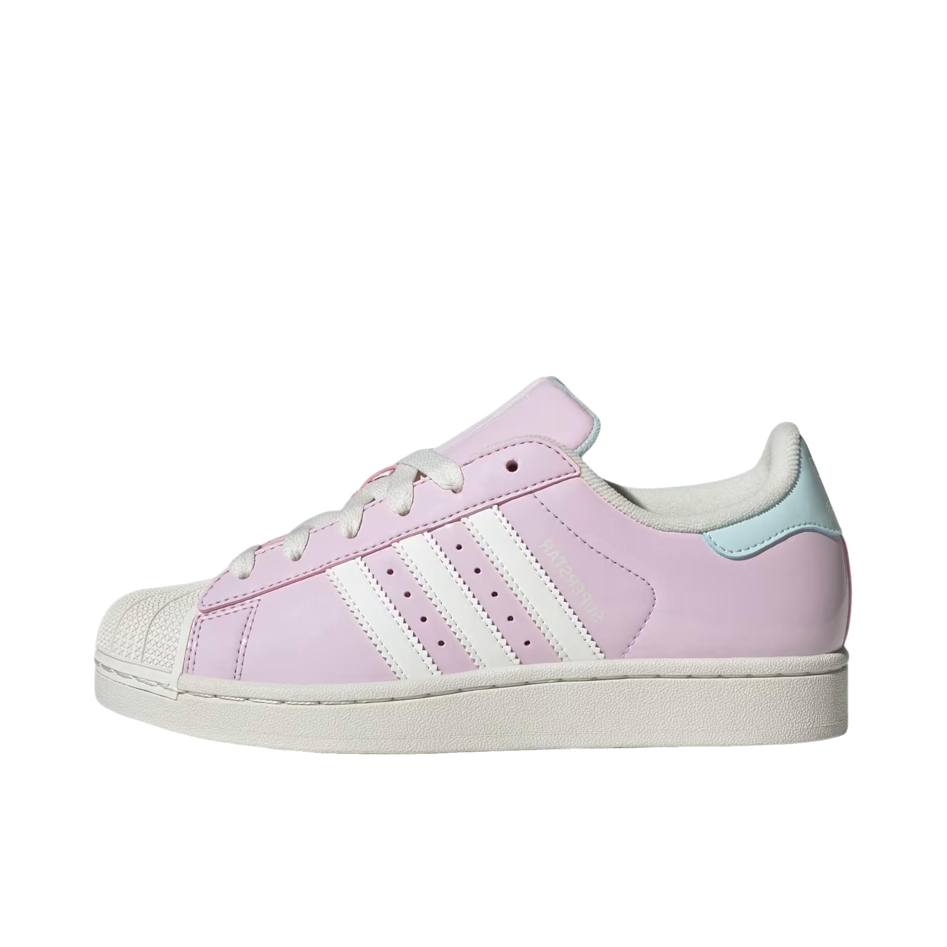 推荐商品：adidas Originals Superstar 2 板鞋 复古防滑耐磨贝壳头贴合圆头支撑 女款/粉色