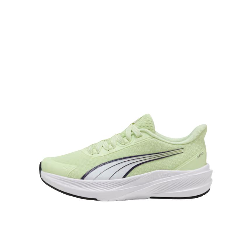 推荐商品：Puma/彪马 Dasher Lao tp 运动鞋儿童 织物低帮平跟橡胶 小童/苹果喷雾/深李子色/彪马白