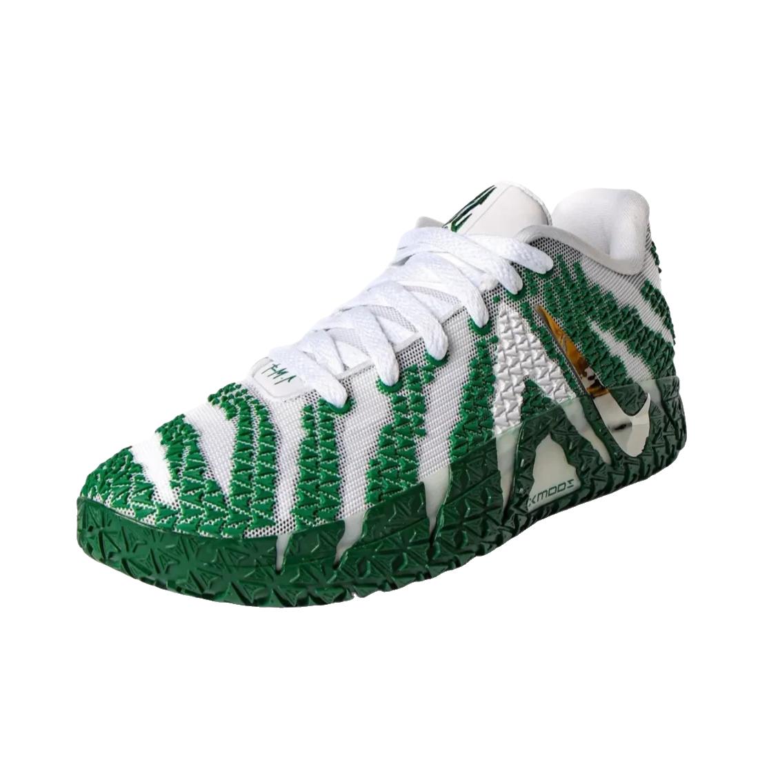 推荐商品：Nike Ja 3 莫兰特3 篮球鞋 舒适简约实战耐磨防滑抗扭抓地回弹支撑耐用轻便 白色/峡谷绿/金属银