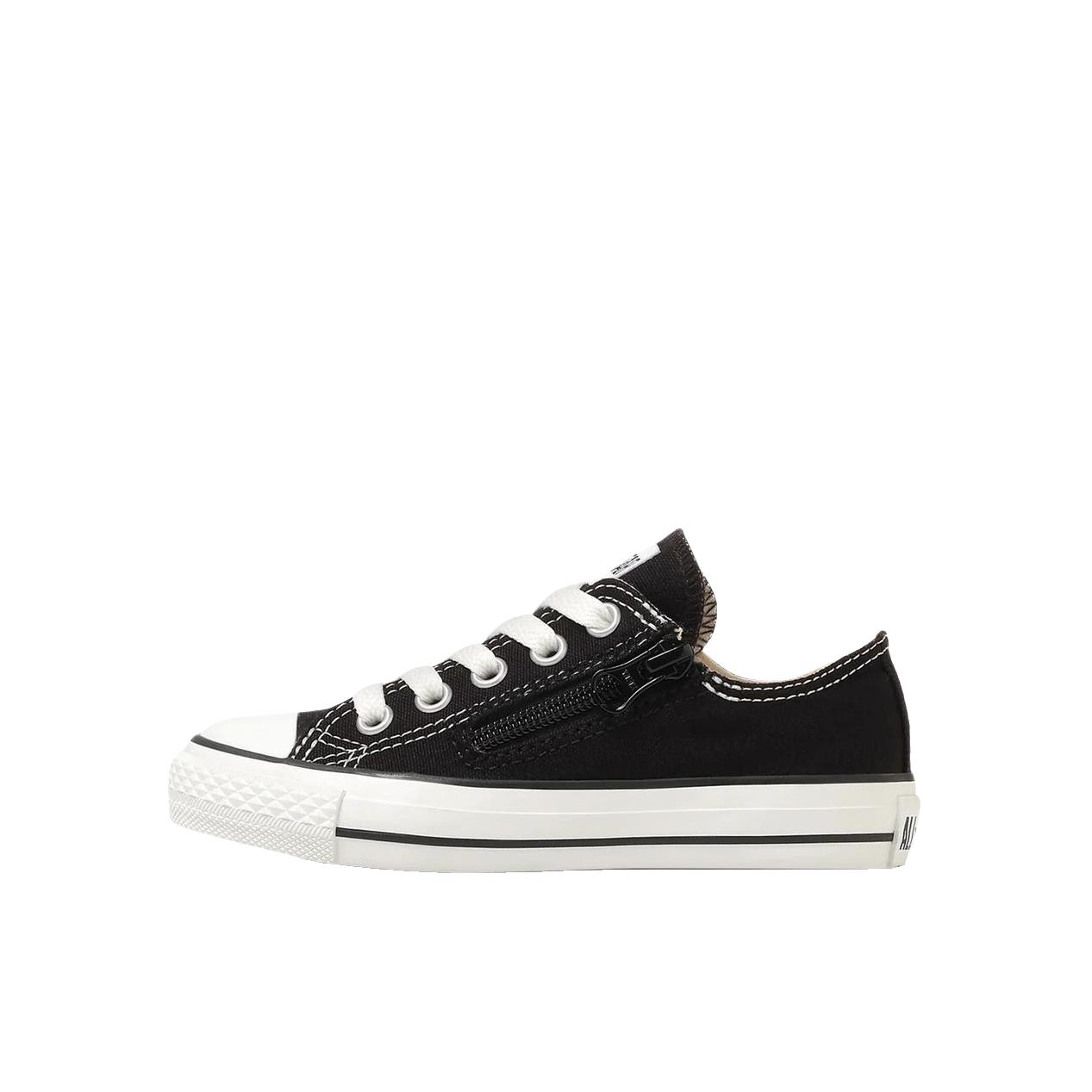 推荐商品：Converse/匡威 All Star Z OX 帆布鞋儿童 透气低帮橡胶圆头 小童/黑色