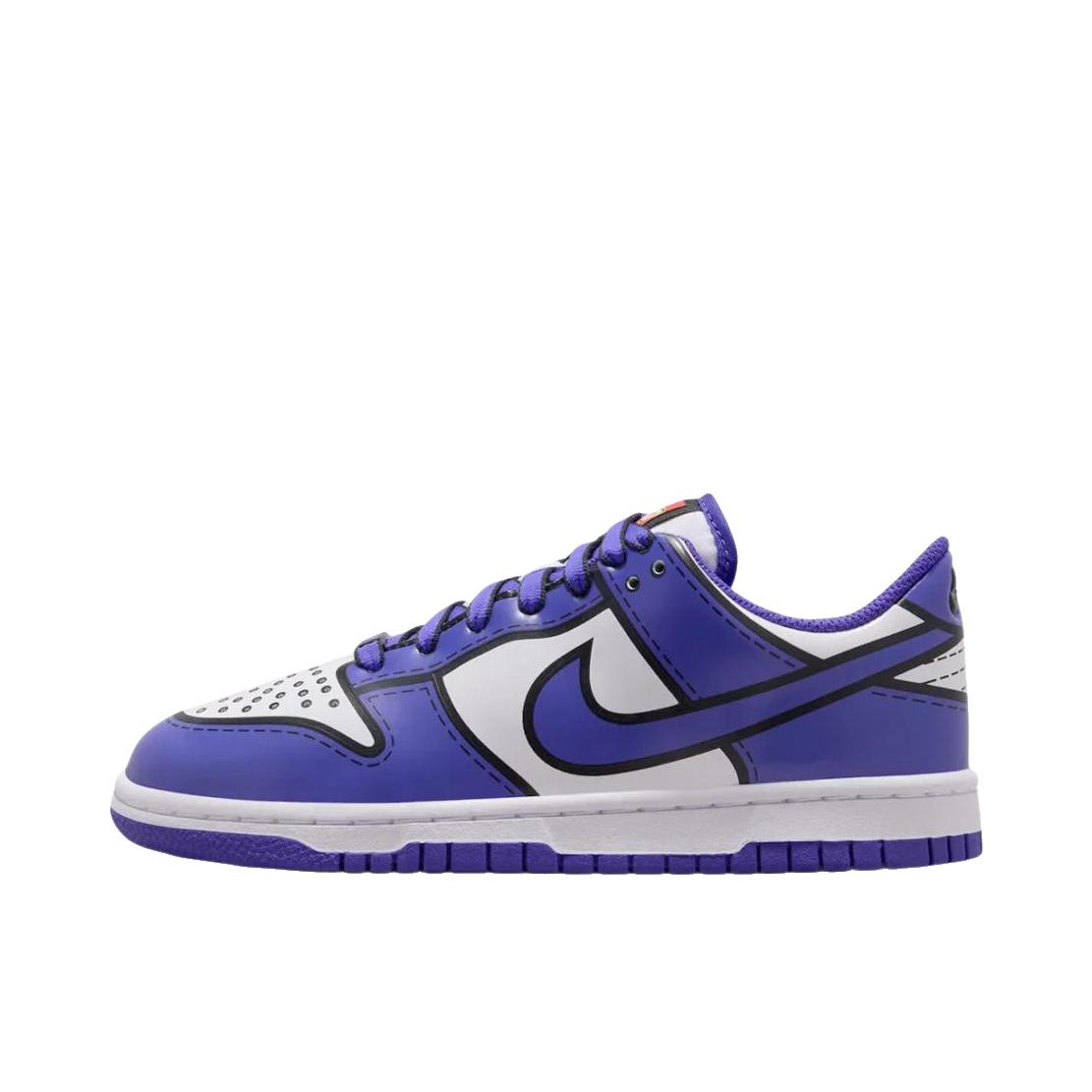 推荐商品：Nike Dunk 板鞋 经典复古百搭 LEGO联名/白色/紫色
