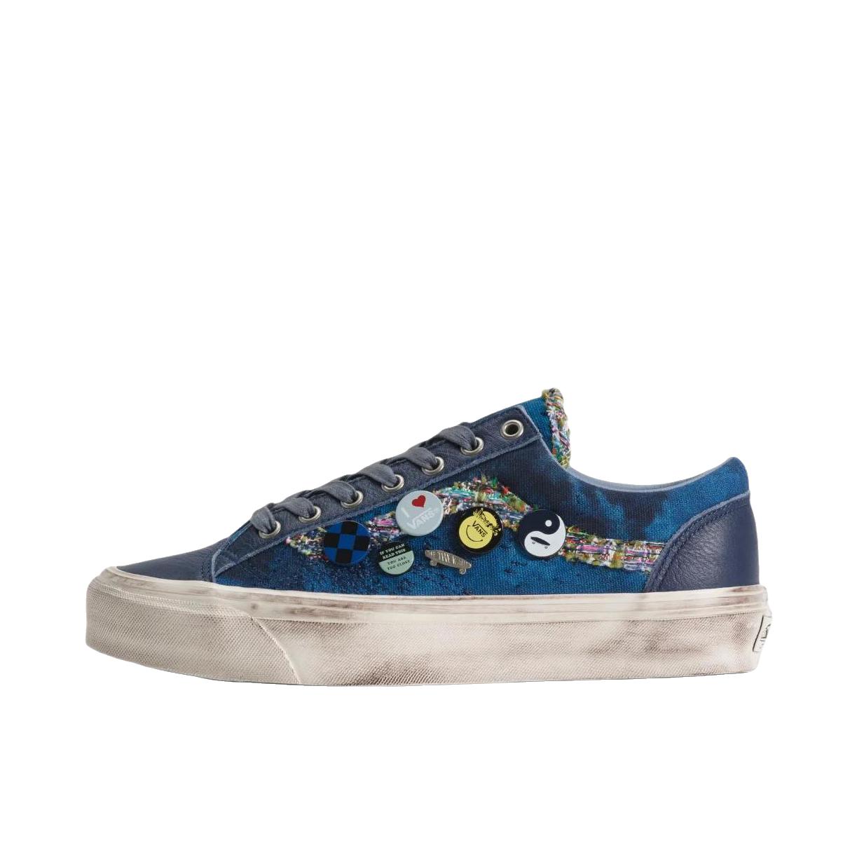 推荐商品：Vans/范斯 Old Skool 滑板鞋 板鞋 轻便防滑复古舒适经典 海军蓝/白色/黑色