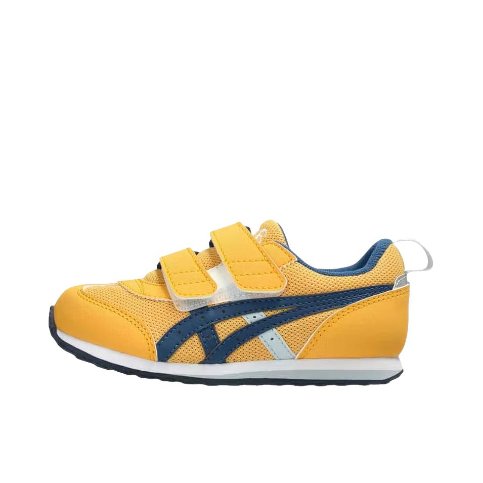 推荐商品：Asics/亚瑟士 Mini 5 运动鞋儿童 圆头魔术贴 大童/黄色