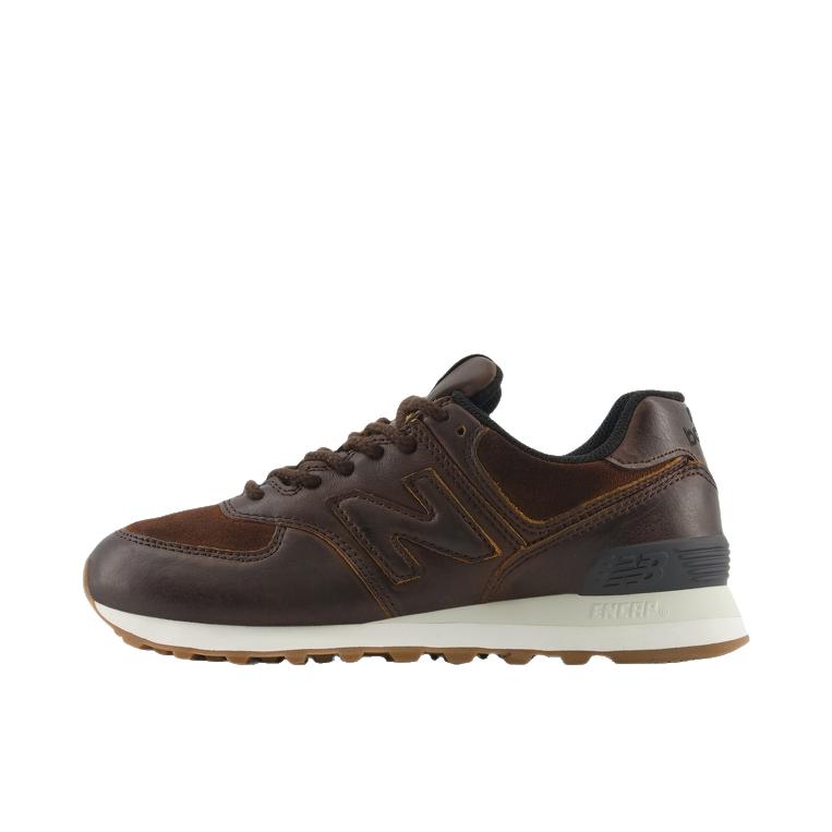 推荐商品：New Balance 574 运动休闲鞋 阿甘鞋 经典复古防滑耐磨缓震舒适透气时尚百搭轻便 B宽/深咖色 