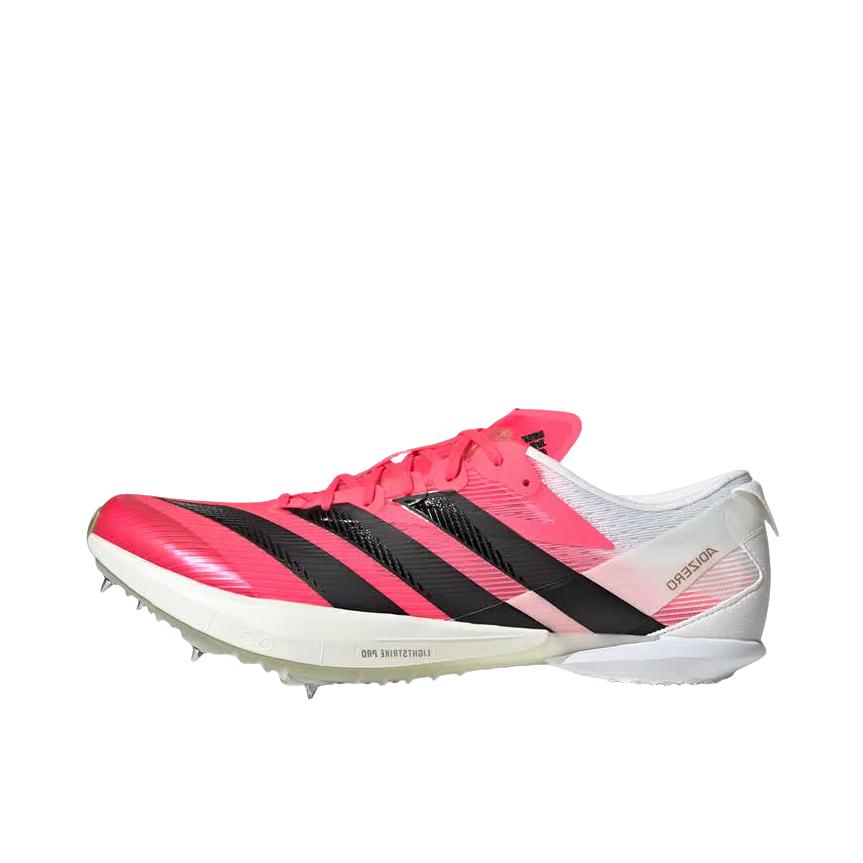 推荐商品：adidas Adizero Finesse 2 跑鞋 小蝉翼缓震防滑耐磨短跑田径 全能战士/漩涡荧光红/黑色/金色