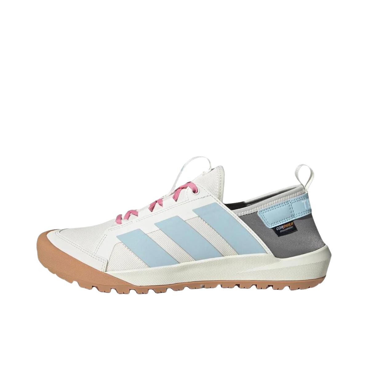推荐商品：adidas DAROGA CORDURA 户外鞋 中性旅行 白色/蓝色