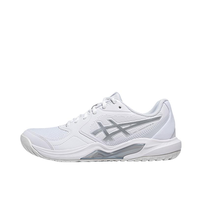 推荐商品：Asics/亚瑟士 GEL-DEDICATE 9 网球鞋 稳定透气防滑 D宽/白色/银色/灰色