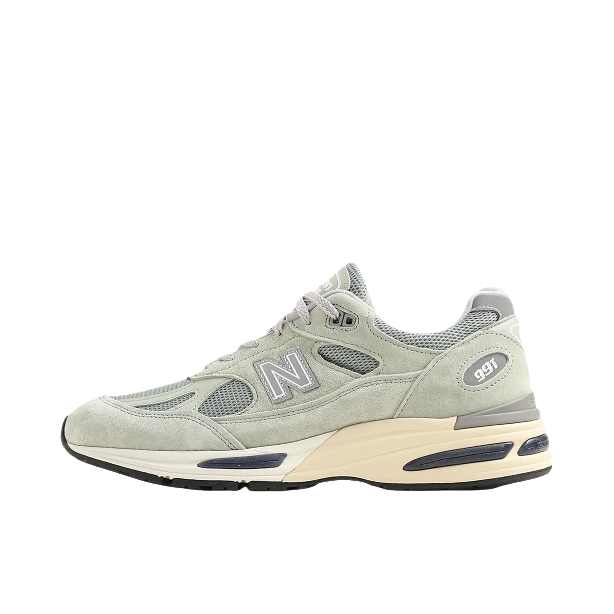 推荐商品：New Balance 991 跑鞋 舒适减震防滑耐磨织物网布透气经典复古休闲运动百搭通勤贴合 D宽/海草绿 
